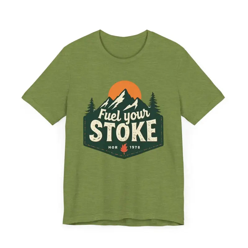 Seafoam Olive Salmon and Heather Green Unisex Jersey Short Sleeve Tee - Ocean State Styles
