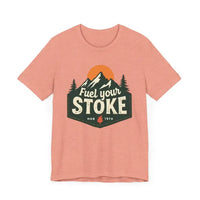 Seafoam Olive Salmon and Heather Green Unisex Jersey Short Sleeve Tee - Ocean State Styles