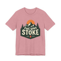 Seafoam Olive Salmon and Heather Green Unisex Jersey Short Sleeve Tee - Ocean State Styles