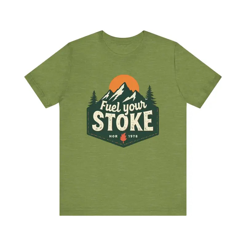 Seafoam Olive Salmon and Heather Green Unisex Jersey Short Sleeve Tee - Ocean State Styles
