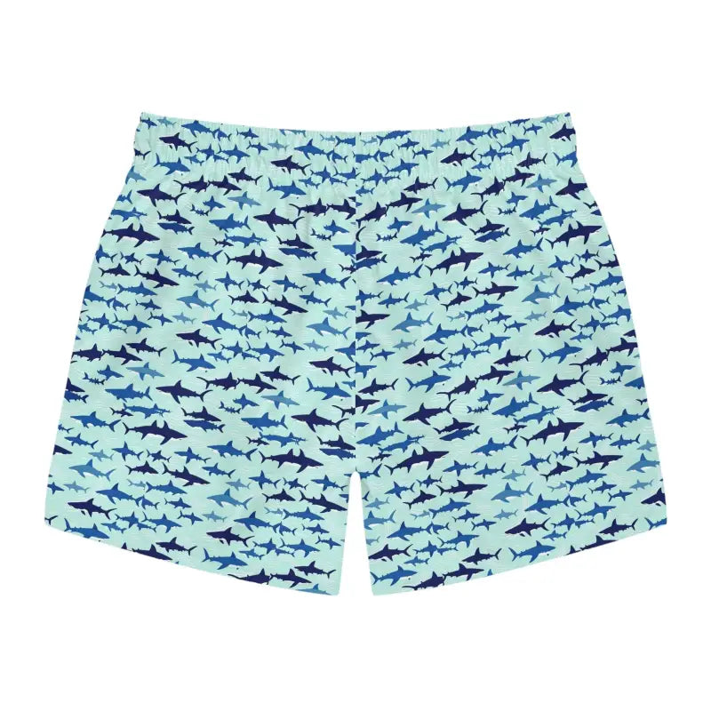Shark Pattern Swim Trunks for Summer Fun - Ocean State Styles