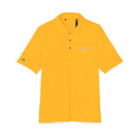 Short Sleeved Polo Shirt Collection in Yellow Orange and Dark Gray - Ocean State Styles