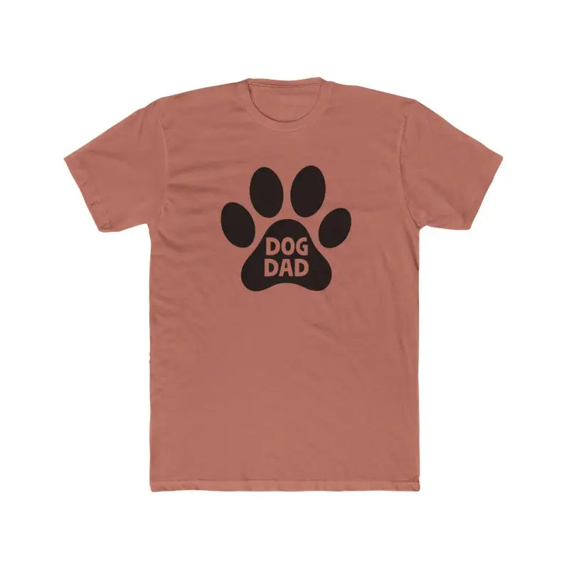 Simple Dog Dad Unisex Cotton Crew Tee for Dog Lovers Fashion - Ocean State Styles