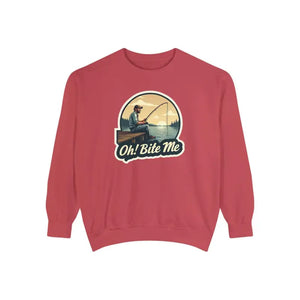 Sitting on the Dock Bite Me Unisex Garment Dyed Sweatshirt - Ocean State Styles