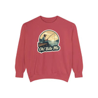 Sitting on the Dock Bite Me Unisex Garment Dyed Sweatshirt - Ocean State Styles
