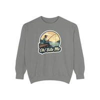 Sitting on the Dock Bite Me Unisex Garment Dyed Sweatshirt - Ocean State Styles