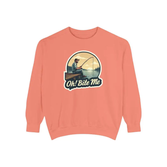 Sitting on the Dock Bite Me Unisex Garment Dyed Sweatshirt - Ocean State Styles