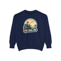 Sitting on the Dock Bite Me Unisex Garment Dyed Sweatshirt - Ocean State Styles