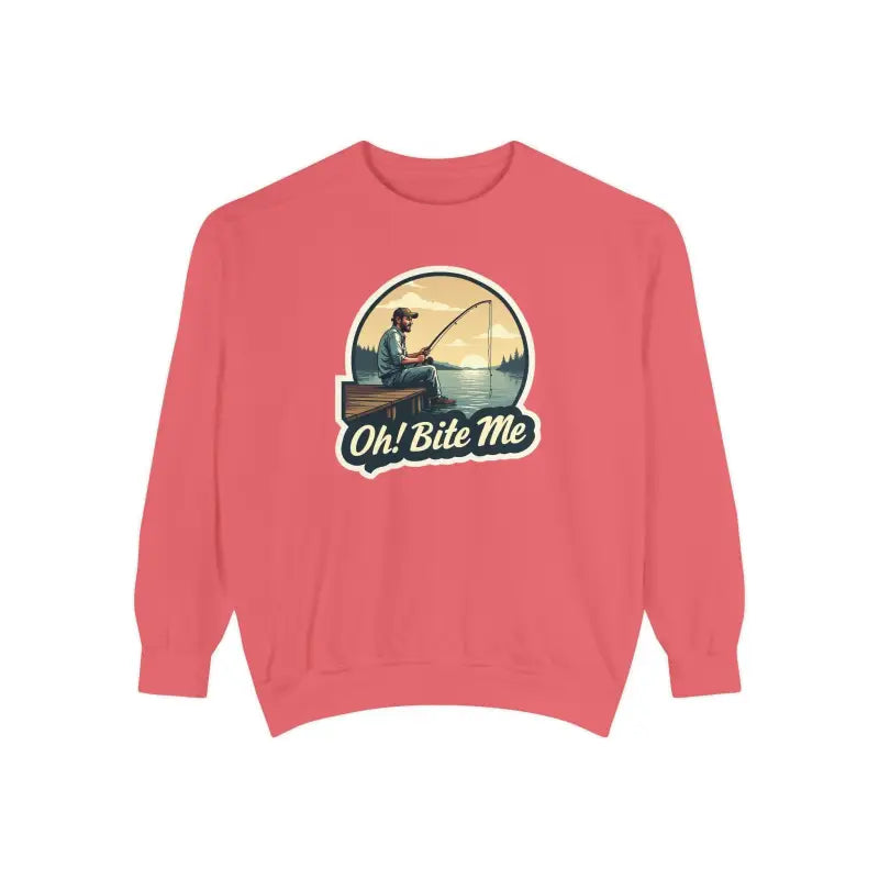 Sitting on the Dock Bite Me Unisex Garment Dyed Sweatshirt - Ocean State Styles
