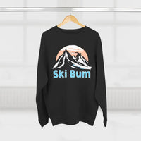 Ski Bum Sweatshirt Collection Cozy Style Blue Beige Black - Ocean State Styles