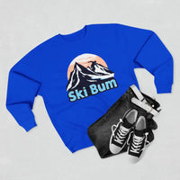 Ski Bum Sweatshirt Collection Cozy Style Blue Beige Black - Ocean State Styles