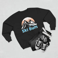 Ski Bum Sweatshirt Collection Cozy Style Blue Beige Black - Ocean State Styles