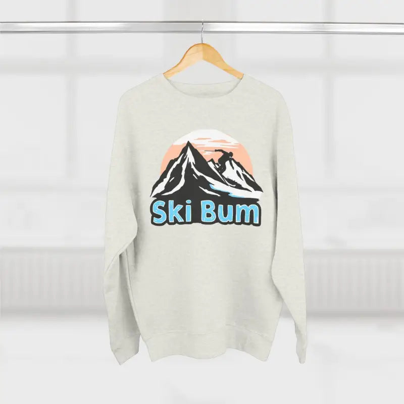 Ski Bum Sweatshirt Collection Cozy Style Blue Beige Black - Ocean State Styles