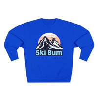 Ski Bum Sweatshirt Collection Cozy Style Blue Beige Black - Ocean State Styles