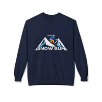 Skier Graphic Snow Bum Sweatshirt for Winter Fun Unisex Casual Wear - Ocean State Styles