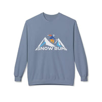 Skier Graphic Snow Bum Sweatshirt for Winter Fun Unisex Casual Wear - Ocean State Styles
