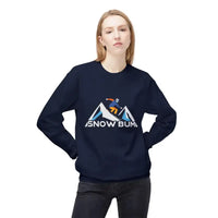 Skier Graphic Snow Bum Sweatshirt for Winter Fun Unisex Casual Wear - Ocean State Styles