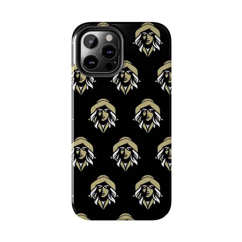 Skipper Lax Black Tough Phone Case With Woman Face Design - Ocean State Styles
