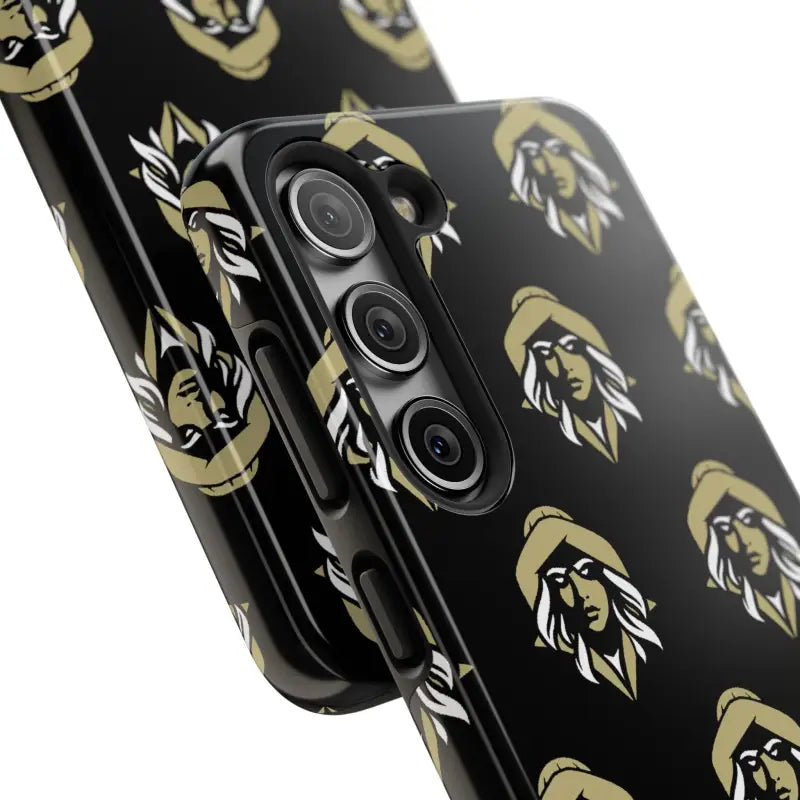 Skipper Lax Black Tough Phone Case With Woman Face Design - Ocean State Styles