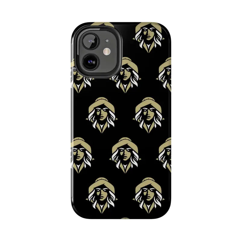 Skipper Lax Black Tough Phone Case With Woman Face Design - Ocean State Styles