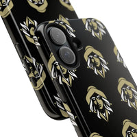 Skipper Lax Black Tough Phone Case With Woman Face Design - Ocean State Styles