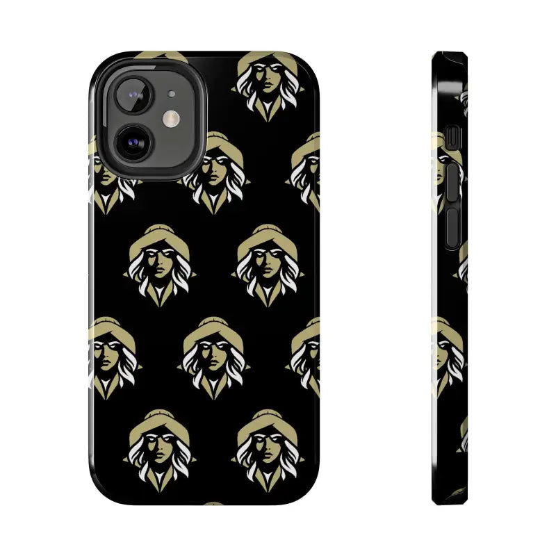 Skipper Lax Black Tough Phone Case With Woman Face Design - Ocean State Styles