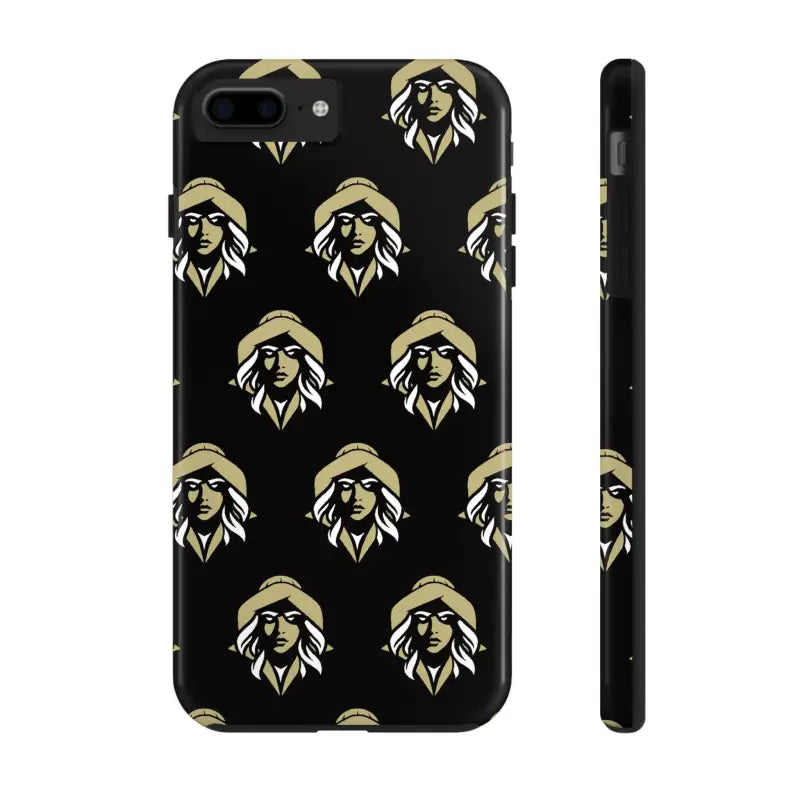 Skipper Lax Black Tough Phone Case With Woman Face Design - Ocean State Styles
