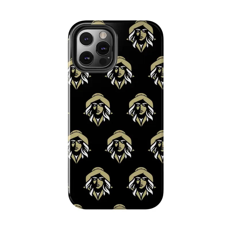 Skipper Lax Black Tough Phone Case With Woman Face Design - Ocean State Styles