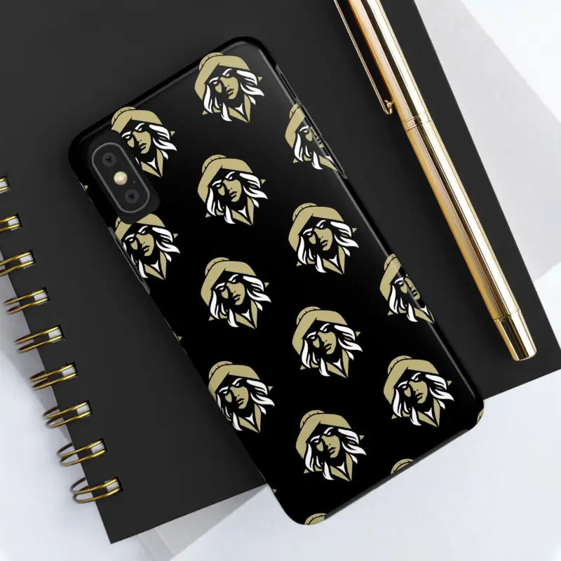 Skipper Lax Black Tough Phone Case With Woman Face Design - Ocean State Styles