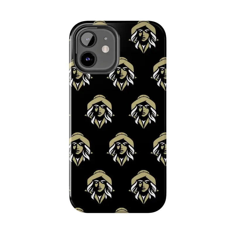 Skipper Lax Black Tough Phone Case With Woman Face Design - Ocean State Styles