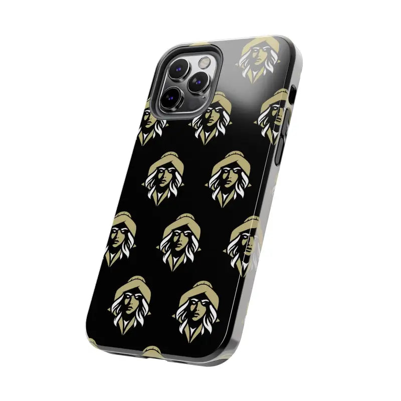 Skipper Lax Black Tough Phone Case With Woman Face Design - Ocean State Styles