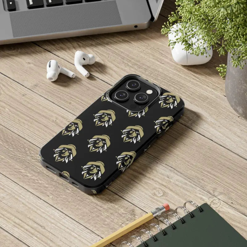 Skipper Lax Black Tough Phone Case With Woman Face Design - Ocean State Styles