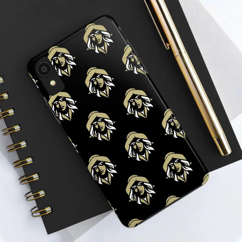 Skipper Lax Black Tough Phone Case With Woman Face Design - Ocean State Styles
