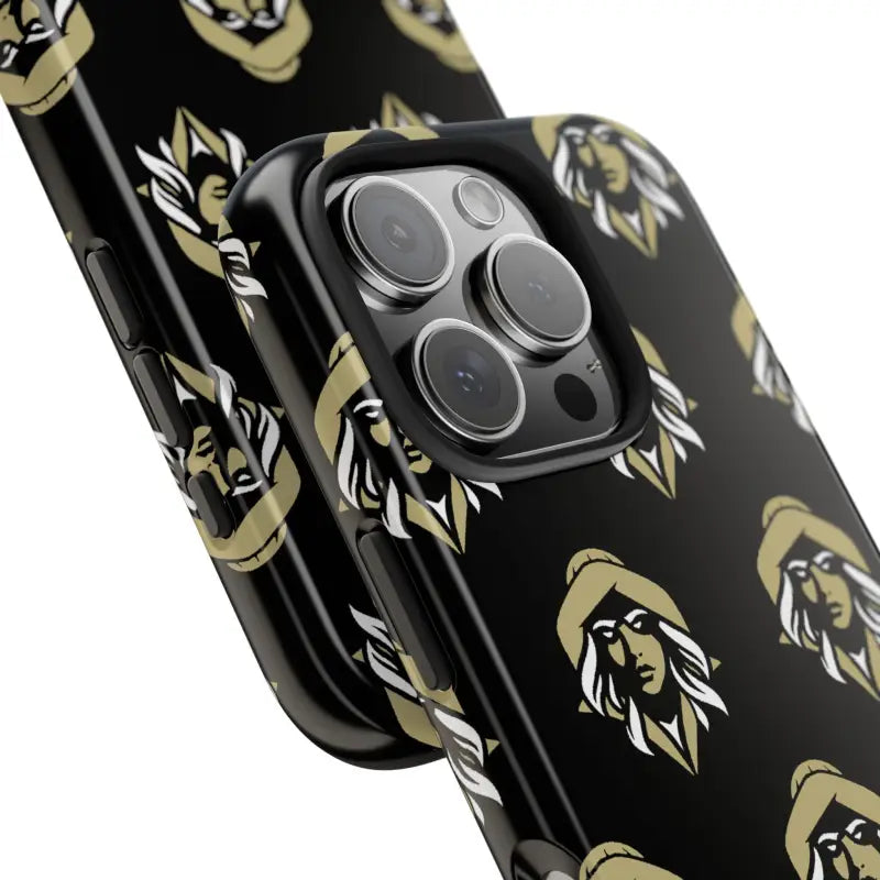 Skipper Lax Black Tough Phone Case With Woman Face Design - Ocean State Styles