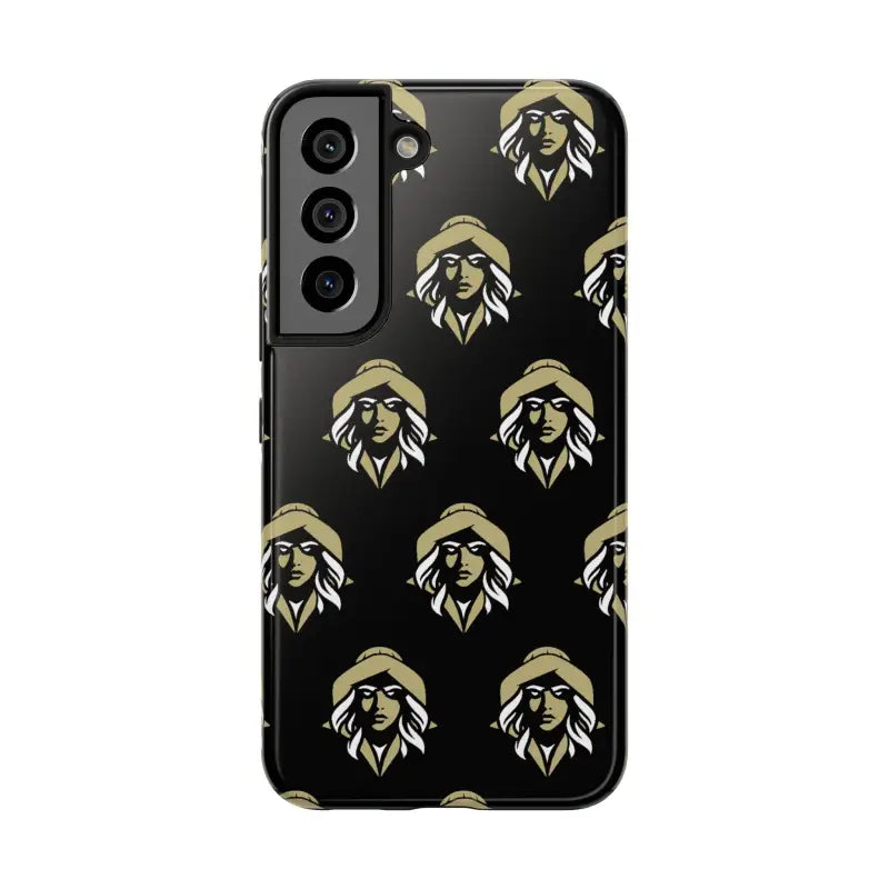 Skipper Lax Black Tough Phone Case With Woman Face Design - Ocean State Styles