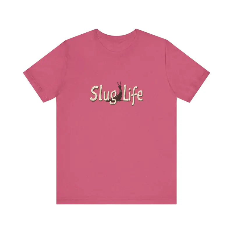 Pink Slug Life Unisex Classic Tee Shirt featuring a vibrant graphic design
