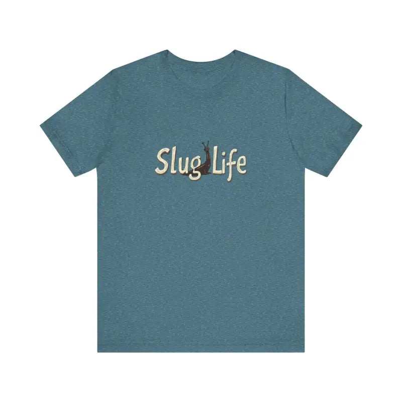 Blue Slug Life Unisex Classic Tee Shirt featuring bold graphic design