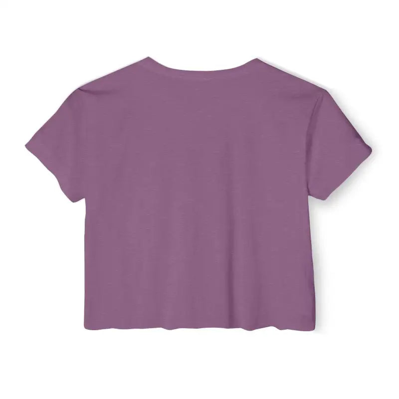 Social Media Killed Romance Mauve Crop Top for Festivals - Ocean State Styles