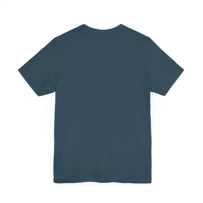 Dark teal Social Media Killed Romance Unisex T-Shirt displayed on a neutral background