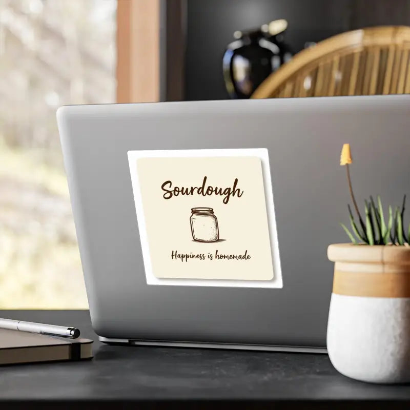 Sourdough-themed sticker from Sourdough Happiness Is Homemade Decor Collection