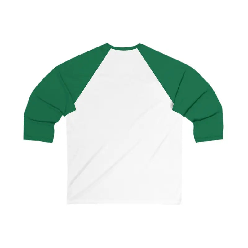 St Patricks Day Unisex Baseball Tee with Dancing Leprechaun Design - Ocean State Styles