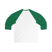 St Patricks Day Unisex Baseball Tee with Dancing Leprechaun Design - Ocean State Styles