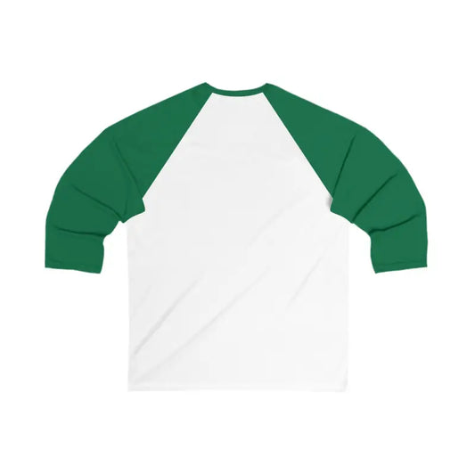 St Patricks Day Unisex Baseball Tee with Dancing Leprechaun Design - Ocean State Styles