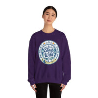 Stay Wild Nature Explorer Sweatshirt For Outdoor Lovers Unisex Cozy Clothing - Ocean State Styles