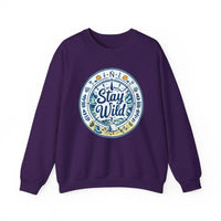 Stay Wild Nature Explorer Sweatshirt For Outdoor Lovers Unisex Cozy Clothing - Ocean State Styles