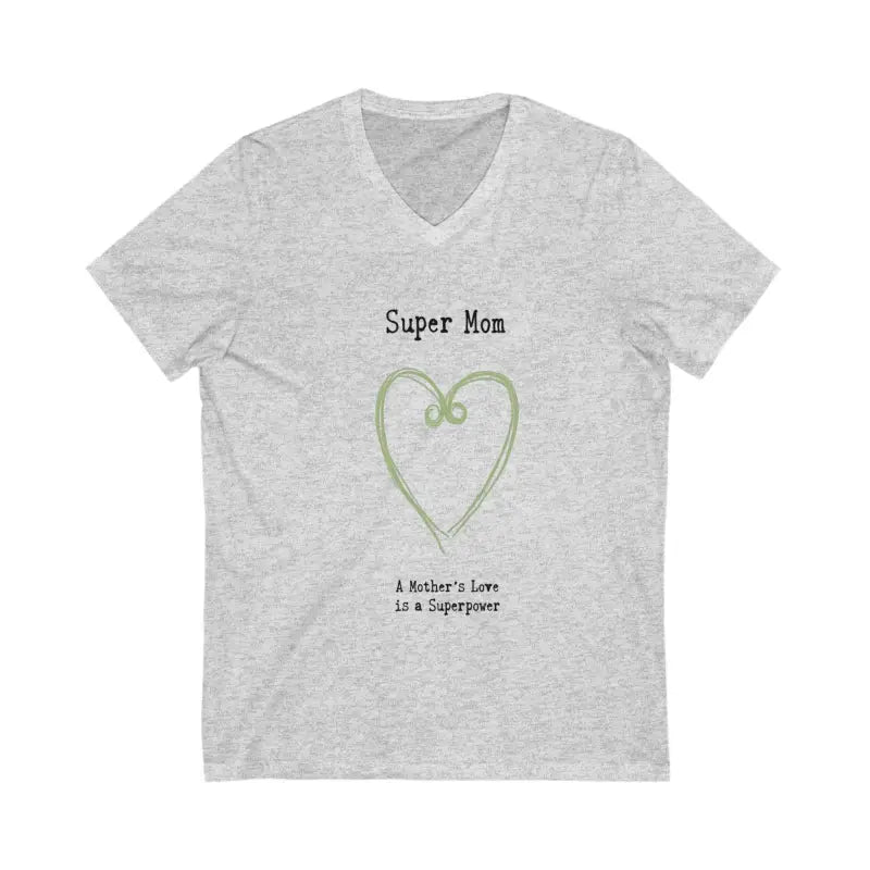 Stylish V Neck T Shirt for Super Moms Chic Comfort Wear - Ocean State Styles