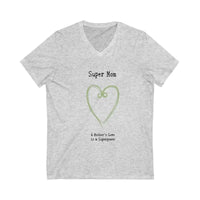 Stylish V Neck T Shirt for Super Moms Chic Comfort Wear - Ocean State Styles