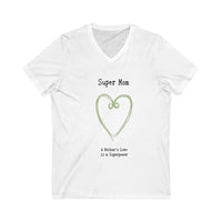 Stylish V Neck T Shirt for Super Moms Chic Comfort Wear - Ocean State Styles