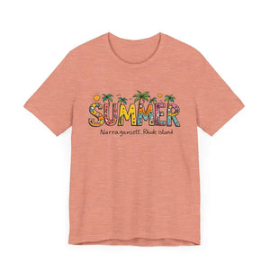 Summer Narragansett Rhode Island T Shirt Collection Stylish Comfort - Ocean State Styles