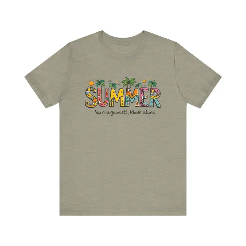Summer Narragansett Rhode Island T Shirt Collection Stylish Comfort - Ocean State Styles